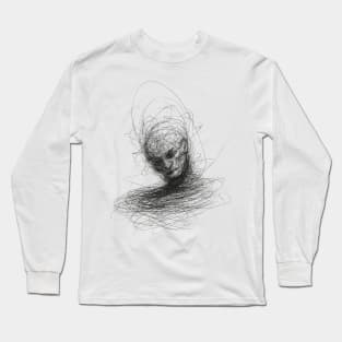 Scribble Art Out of sight Long Sleeve T-Shirt
